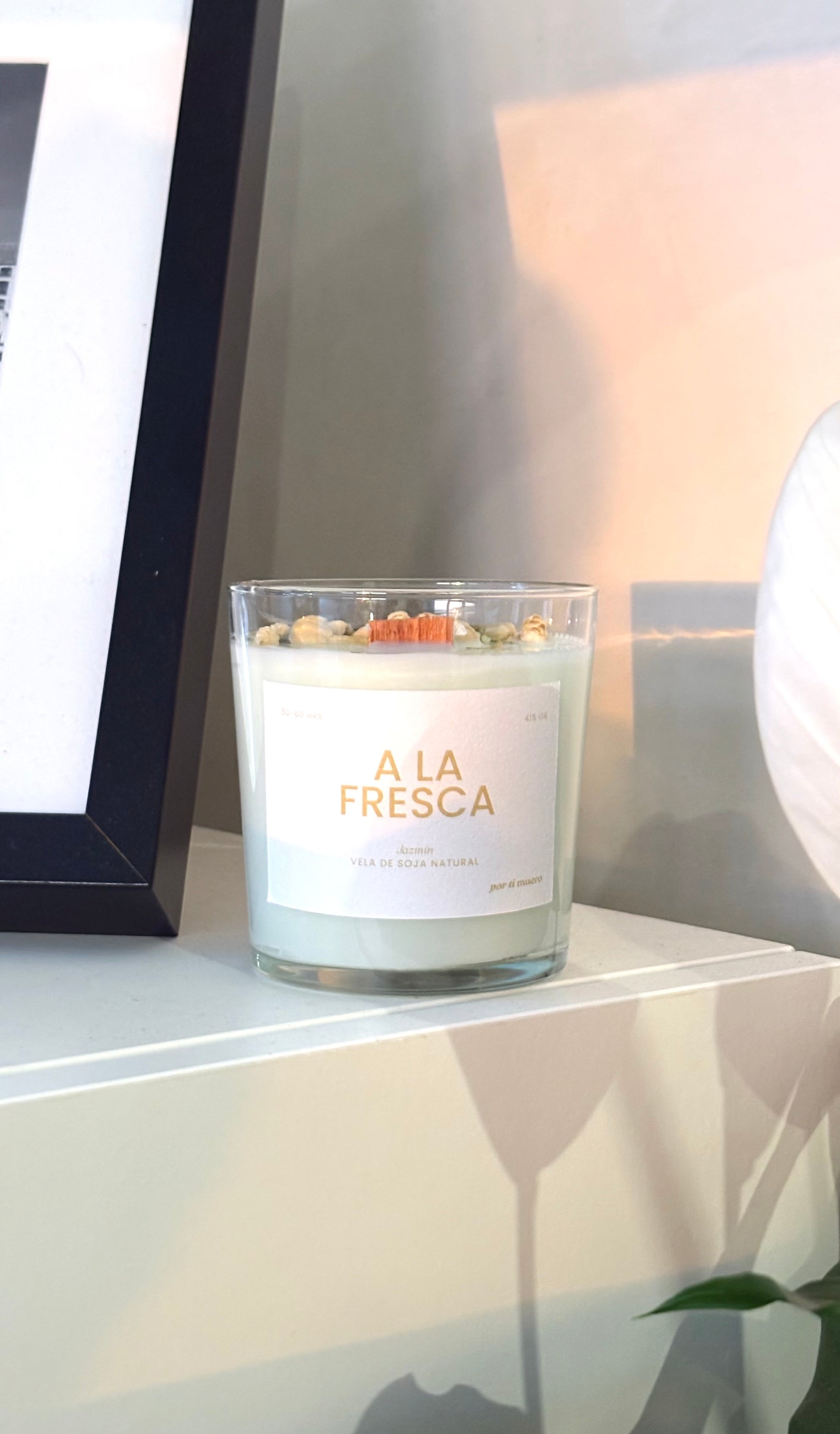 Vela aromatica de Jazmin