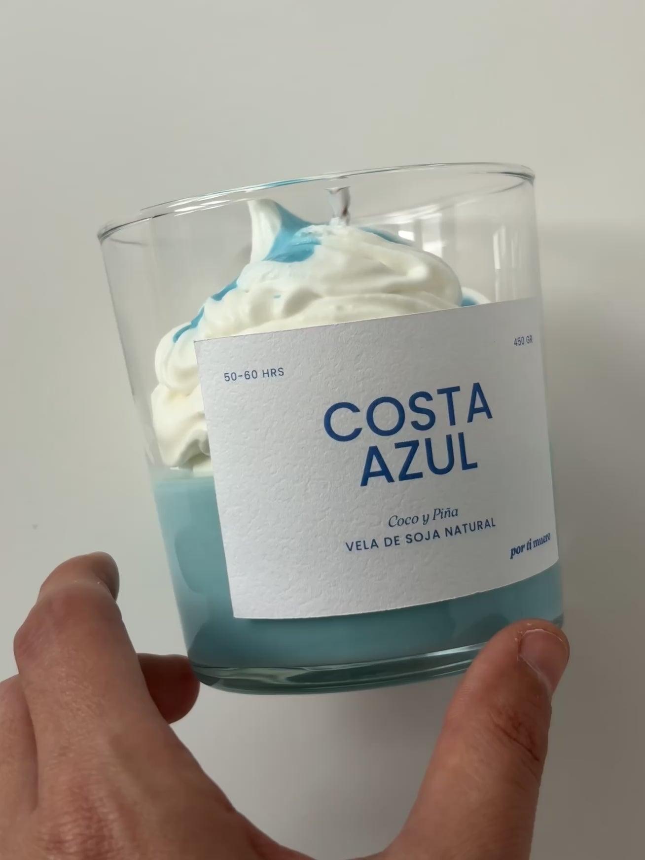 Vela Aromatica Coco y Piña