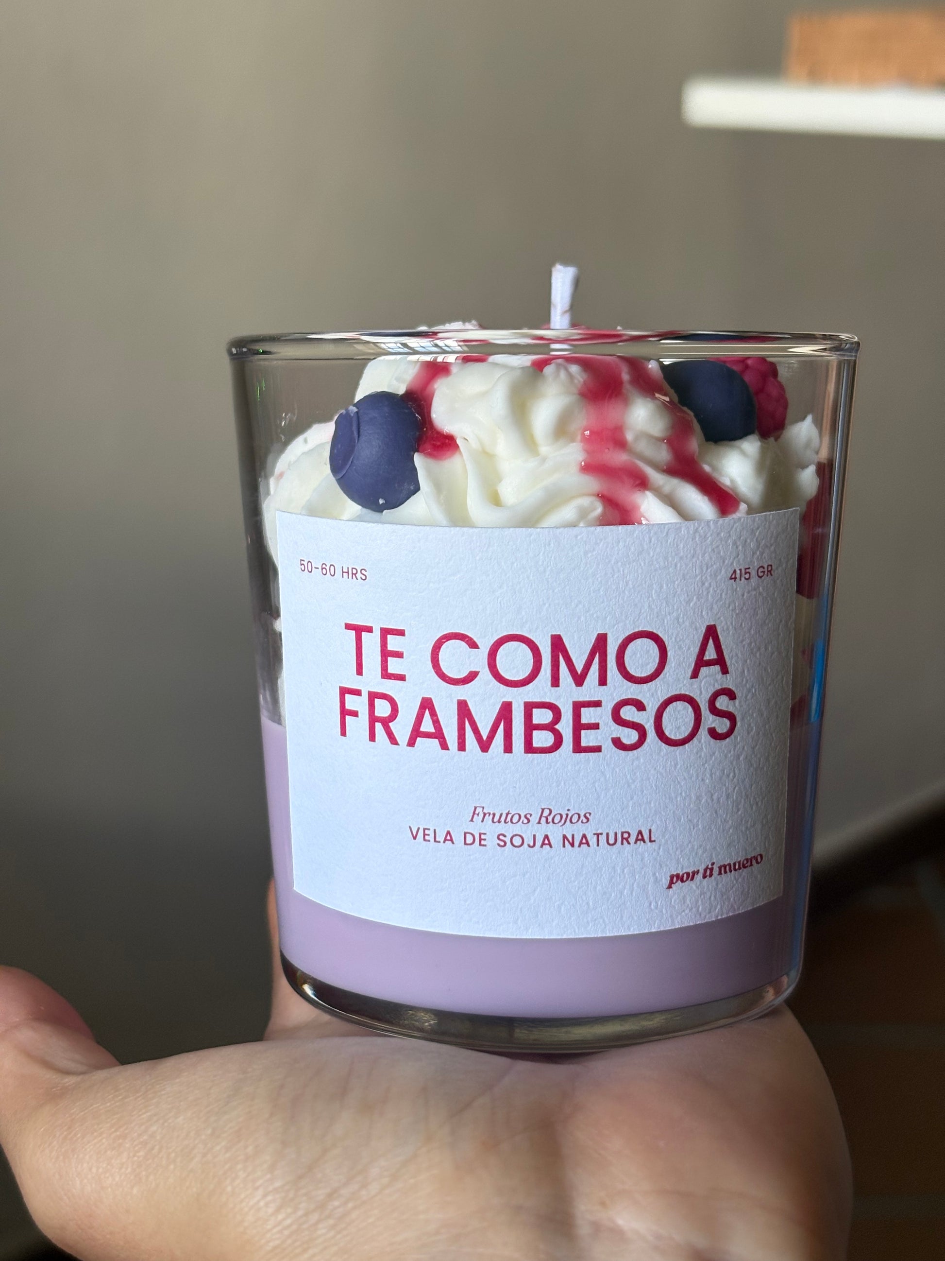 Vela Aromática Frutos Rojos