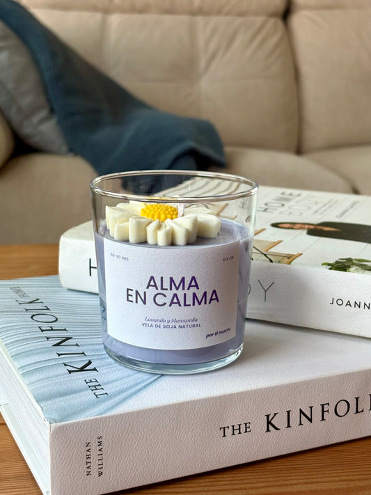Vela de Lavanda y Manzanilla