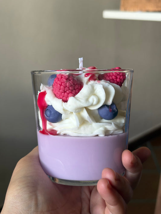 Vela aromatica frutos rojos 